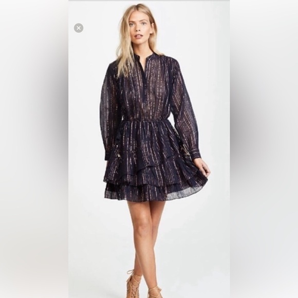 Ulla Johnson Della Dress - Midnight- size 4 - Picture 4 of 15